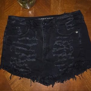 AE ripped high rise festival shorts